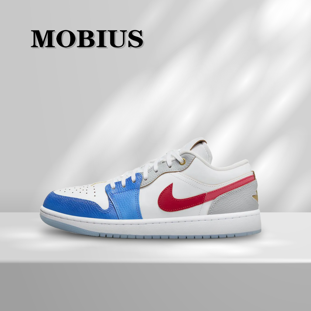 【MOBIUS】ΑΙR JΟRDΑΝ 1 Low"Philippines"低筒 籃球鞋 白藍紅 FN8901-164