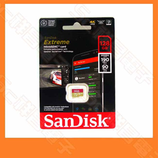 【祥昌電子】SanDisk 128gb SD Extreme Micro SDXC MicroSDXC卡 SD卡 記憶卡
