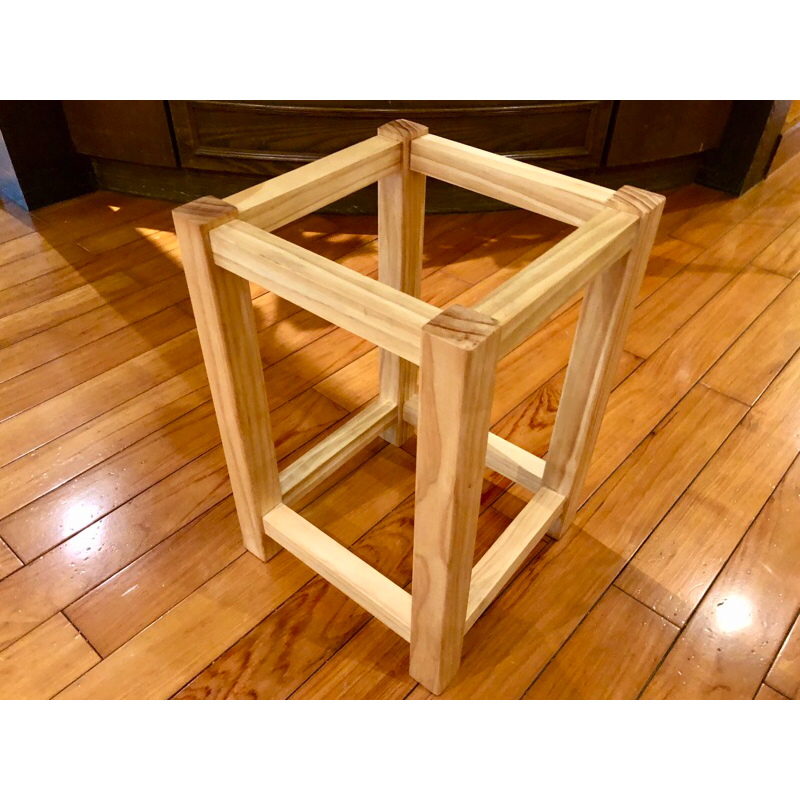 梵谷椅 編織椅 松木 椅架（台灣製作）DIY手作 30*30*45cm