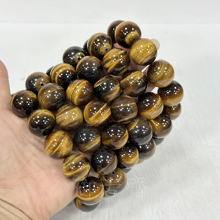 【御古齋】精選一級 天然 黃金虎眼石 手珠 手鍊 招財 增加自信 增強正能量 思維靈活 逢凶化吉 防小人 0815