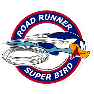 ROAD RUNNER 嗶嗶鳥 RRD001 SUPER BIRD 防水 貼紙 車貼 安全帽貼 (1入) 化學原宿
