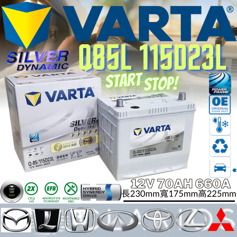 Varta Q85r的價格推薦- 2023年10月| 比價比個夠BigGo