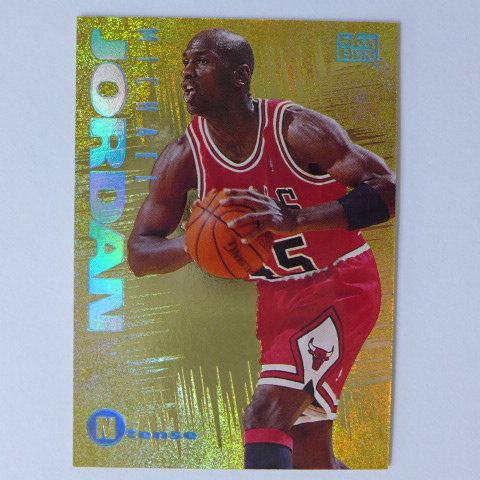 ~Michael Jordan/麥可·喬丹~MJ黑耶穌/空中飛人 1995年SKYBOX N-TENSE.閃亮特殊卡