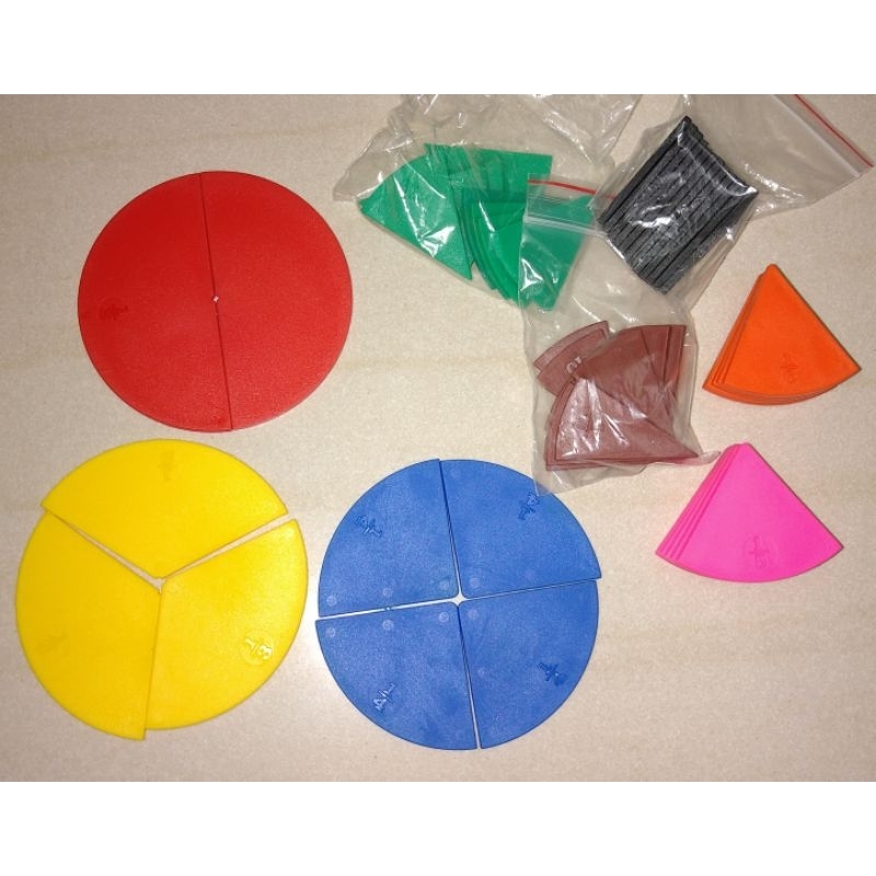 可議 二手 USL 遊思樂 圓形 分數板 軟塑膠材質 有數字刻度 直徑10cm 數學 兒童 教具 教材 玩具 數學理解