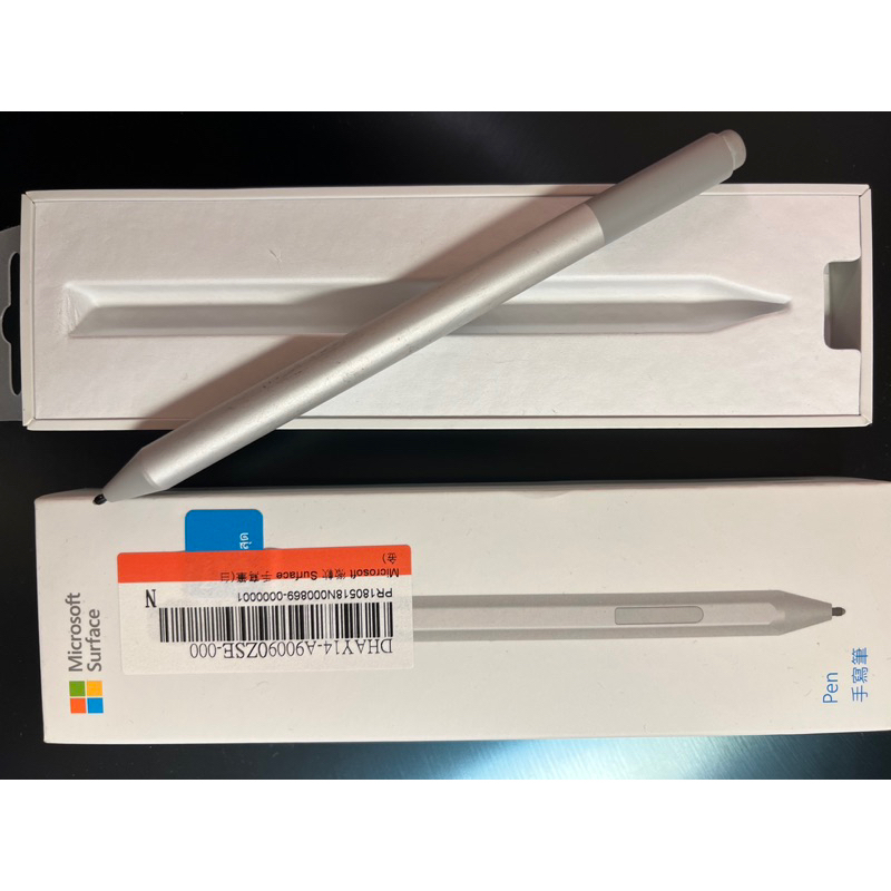 「二手」Microsoft 微軟 原廠 Surface Pen 型號：1776 (白金色塑殼裝) 手寫筆