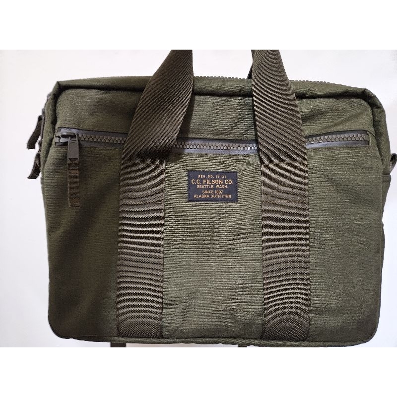 FILSON 20203678 防撕裂尼龍公事包 Ripstop Nylon Briefcase