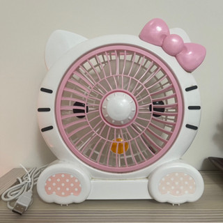 ❗️24H出貨❗️『9.5成新』Hello Kitty USB 桌上型小電風扇
