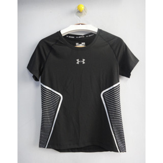 正品 Under Armour UA 黑色 運動T恤/上衣 size: M