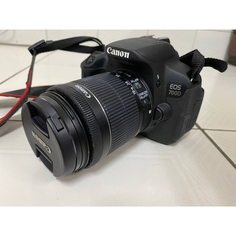 canon eos700D單眼相機18-55mm鏡頭