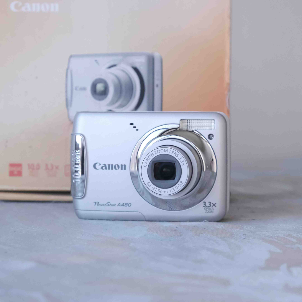 盒裝 CANON PowerShot A480 早期 CCD 數位相機