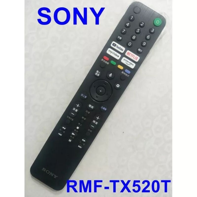 SONY 原廠搖控器RMF-TX520T，送專用電視搖控器保護套，透明包附性佳