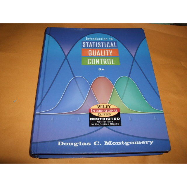 [歡迎出價] Introduction to Statistical Quality Control 5e