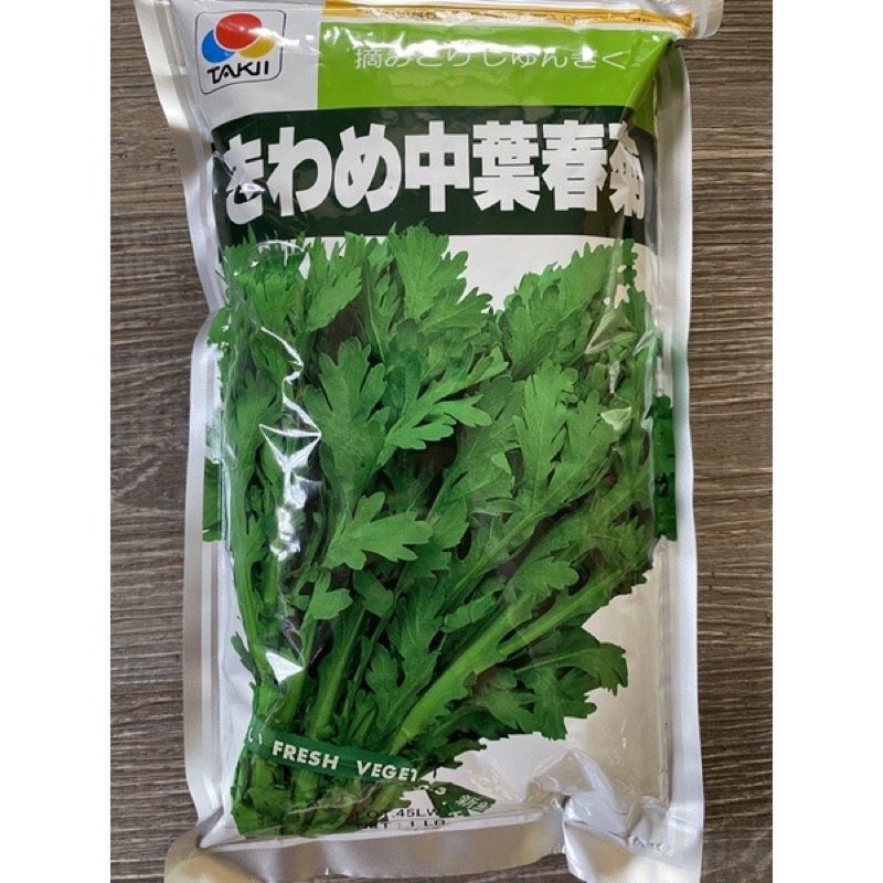 城禾農產🍃 日本山茼蒿種子 無草腥味！反覆收割！5克約2200粒 山茼蒿種子 山冬荷種子 茼蒿種子 冬兒種子 山冬兒種子