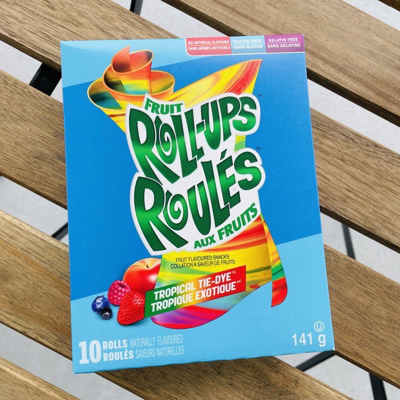 🇨🇦Fruit Roll-Ups 水果色紙糖 捲捲糖 10入 莓果🫐青蘋果🍏西瓜🍉 熱帶水果🥭