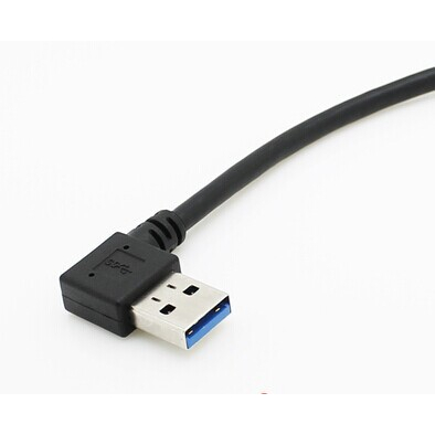 庫存不用等-【no】-USB3.0 延長線 USB3.0公對母線 USB3.0左彎延長線 彎頭USB線 A5.0308現