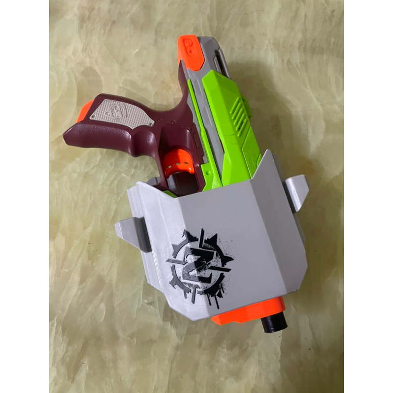 二手NERF Zombie Strike Sidestrike Blaster 殭屍系列玩具手槍 玩具軟彈槍 軟彈發射器