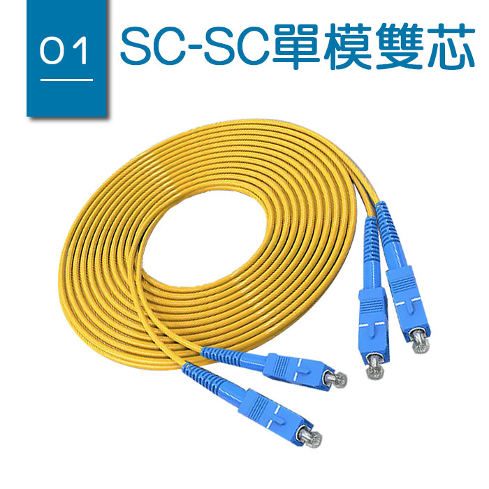 ★現貨供應★SC-SC單模雙芯 光纖跳線★光纖轉接/光纖跳接★光纖短跳線/光纖網路/光纖通訊