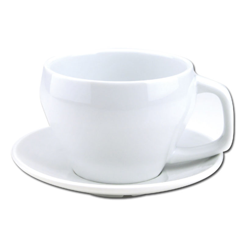 【Tiamo】素雅白胚 咖啡杯盤組/HG3674(200cc/六客組) | Tiamo品牌旗艦館