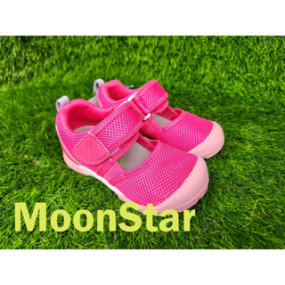 *十隻爪子童鞋*日本Moonstar HI系列桃粉色速乾運動鞋 休閒鞋 也可當室內鞋呦