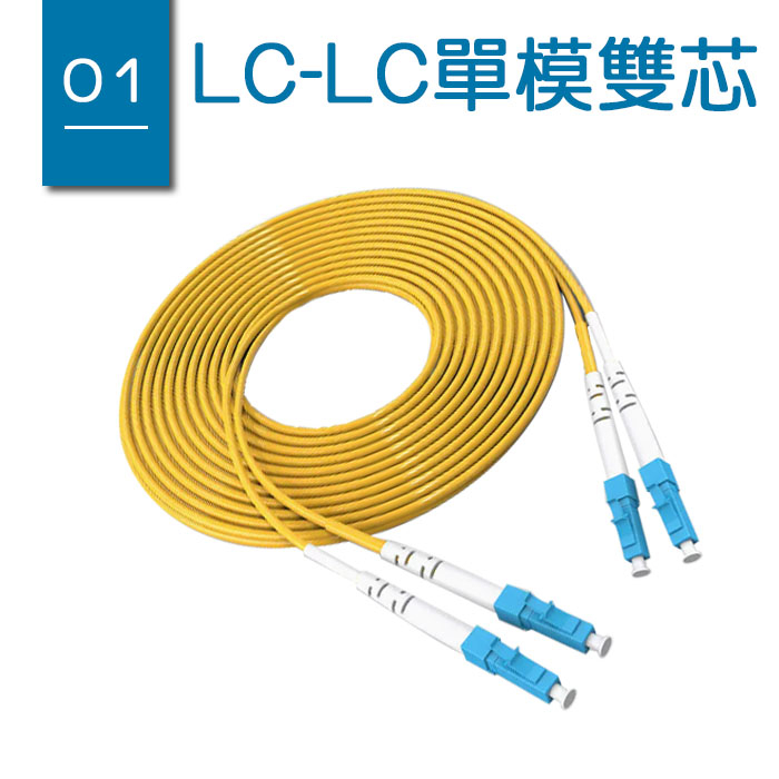 ★現貨供應★LC-LC單模雙芯 光纖跳線★光纖轉接/光纖跳接★光纖短跳線/光纖網路/光纖通訊