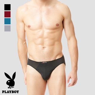 【PLAYBOY】親膚錦絲零著感彈性三角褲-SPNE015