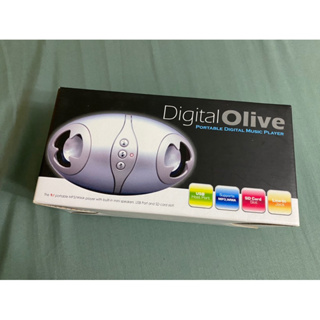【二手】Digital Olive 雙聲道攜帶式多媒體MP3喇叭（銀色）