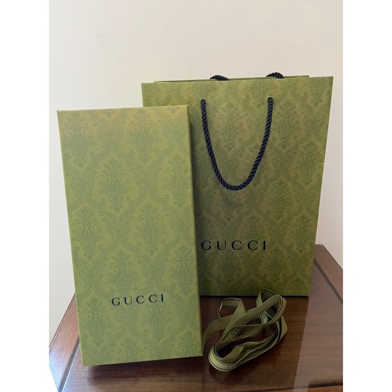 Gucci 古馳紙袋紙盒禮盒組