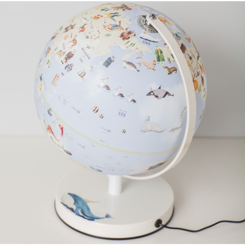 【SkyGlobe】10吋動物世界夜燈地球儀《WUZ屋子-台北》10吋 擺飾 地球儀 教育 動物世界 動物 兒童節 夜燈