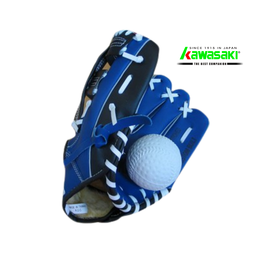 【GO 2 運動】KAWASAKI 11.5吋  左手 手套 棒球手套 組  國小中高年級適用 熱銷款 附一顆軟式安全球