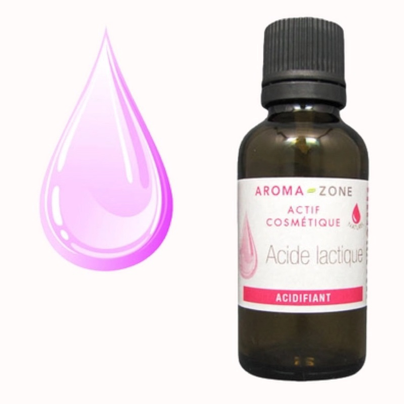 【AZ添加物】活性 乳酸  原裝30ml〈法國Aroma-Zone〉【余老師手工皂創意工坊】