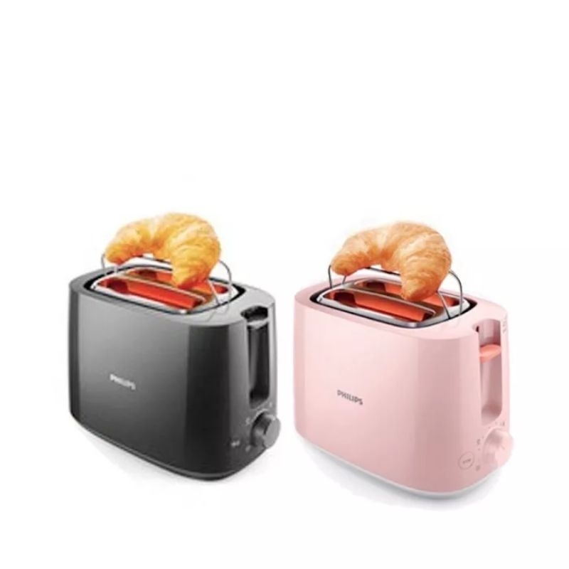 飛利浦 電子式 智慧型烤麵包機 土司機 可烤厚片 HD2582/84（粉色）
