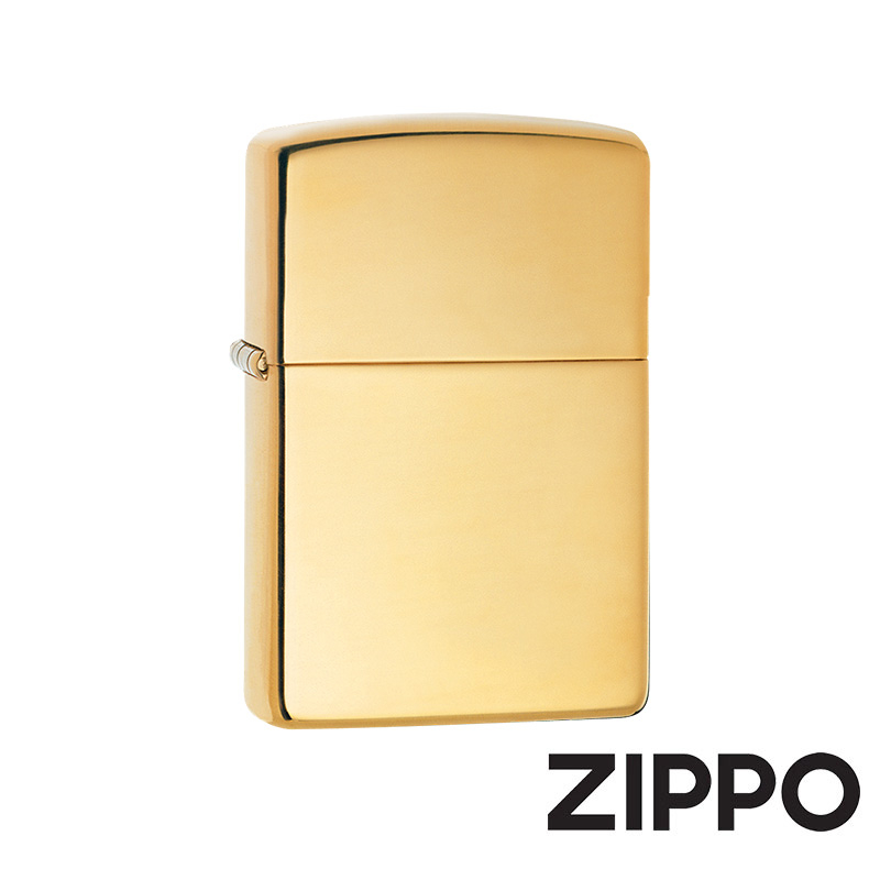ZIPPO 黃銅鏡面防風打火機 經典素面 官方正版 現貨 禮物 送禮 刻字 客製化 終身保固 254B