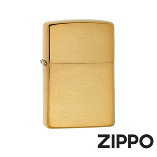 ZIPPO 黃銅拉絲防風打火機 初心者晉級包 經典素面 官方正版 現貨 禮物 送禮 刻字 客製化 終身保固 204B