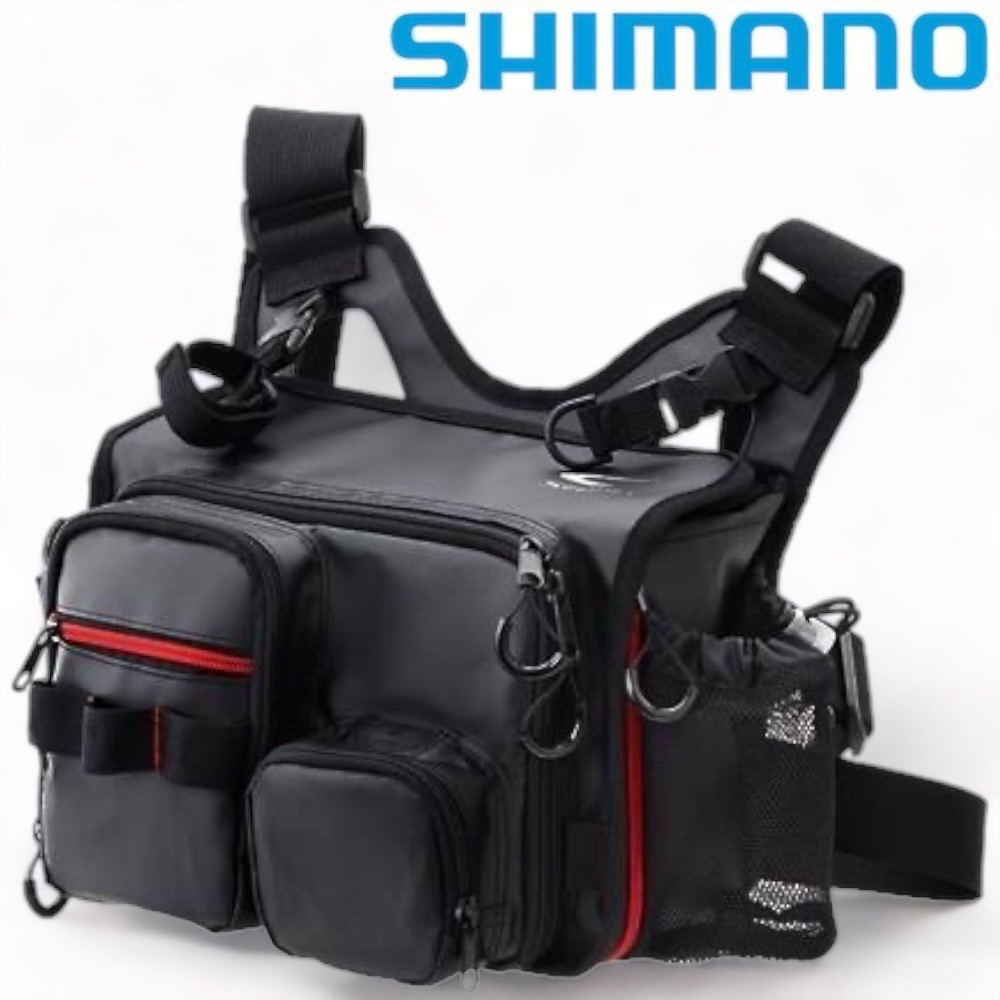 《SHIMANO》BS-211K 黑色木蝦側背包XT 中壢鴻海釣具館