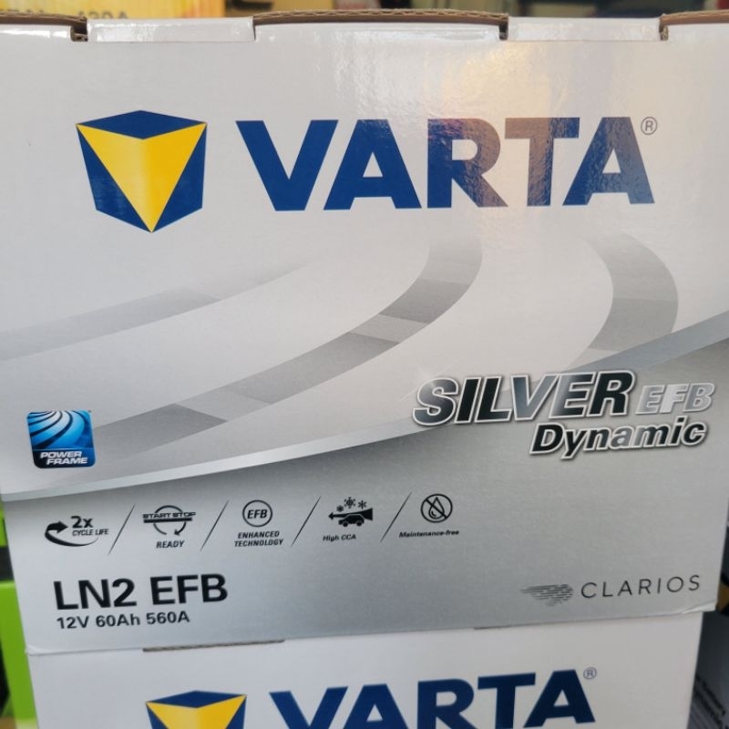 VARTA 華達 LN2 EFB // LN3 EFB 電池 啟停車 怠速熄火 高階 銀色動力