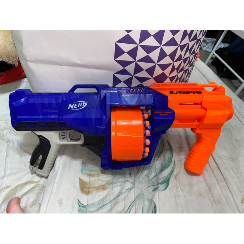 🔥Nerf火浪衝鋒連發玩具槍🔥（附15顆子彈）