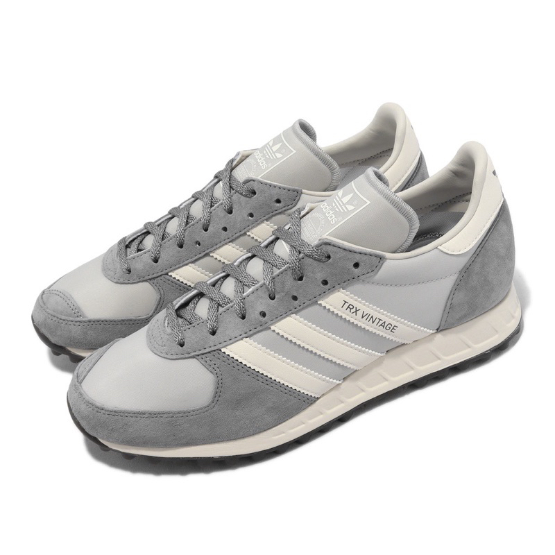 adidas 休閒鞋 TRX Vintage 灰 米白 復古 愛迪達 三葉草 女鞋