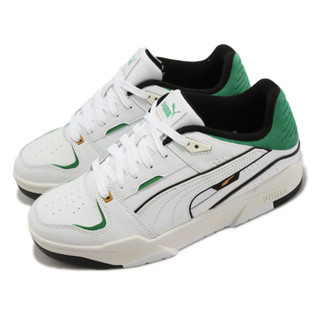 現貨『 GCL 』Puma Slipstream Bball 白綠 男 復古休閒運動鞋 39326601