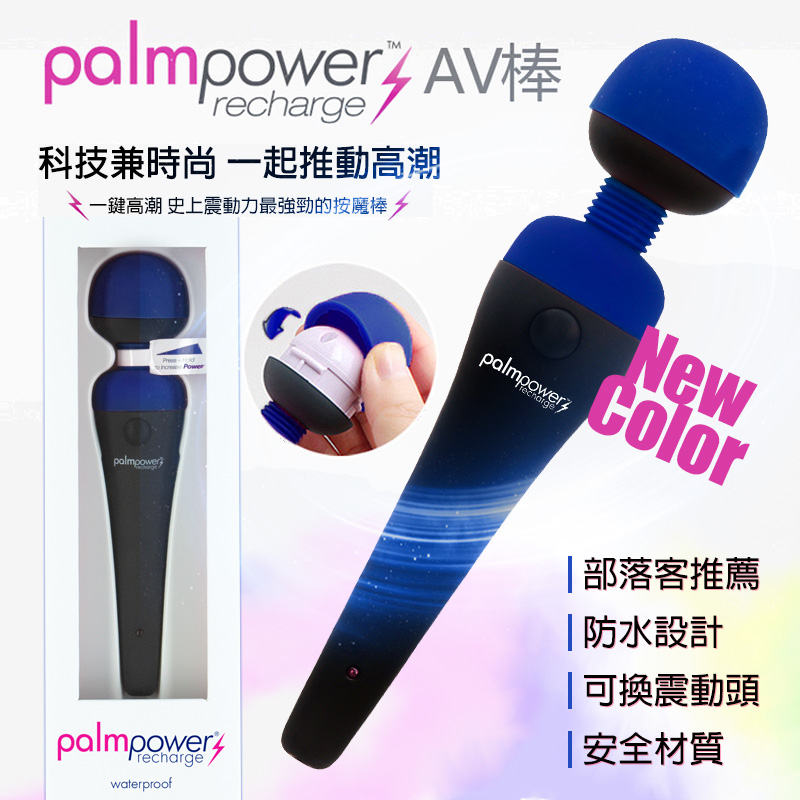 潘美爾 PalmPower 超強震動AV按摩棒 USB充電版 情趣玩具 情趣精品【套套先生】