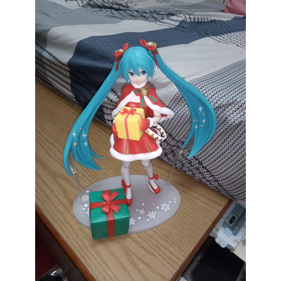 正版公仔(己拆無盒) 初音 2019聖誕CHRISTMAS SPM SEGA景品 初音未來 MIKU 模型 公仔 PVC