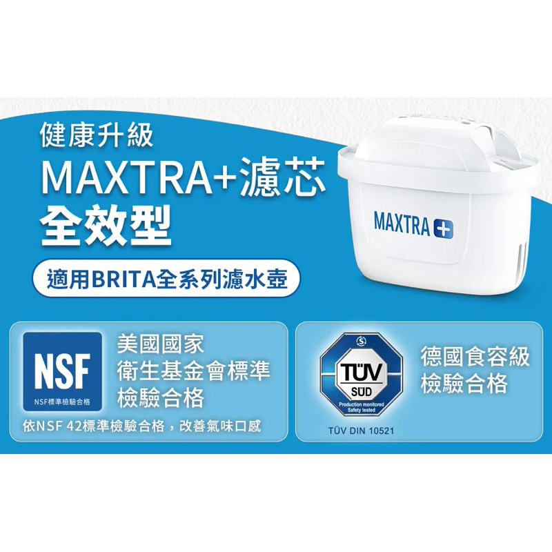 【BRITA】MAXTRA Plus 濾芯全效型(5入裝) -濾水壺專用