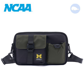 【小鯨魚包包館】NCAA 側背包 斜背包 7325170670 深綠 中卡其