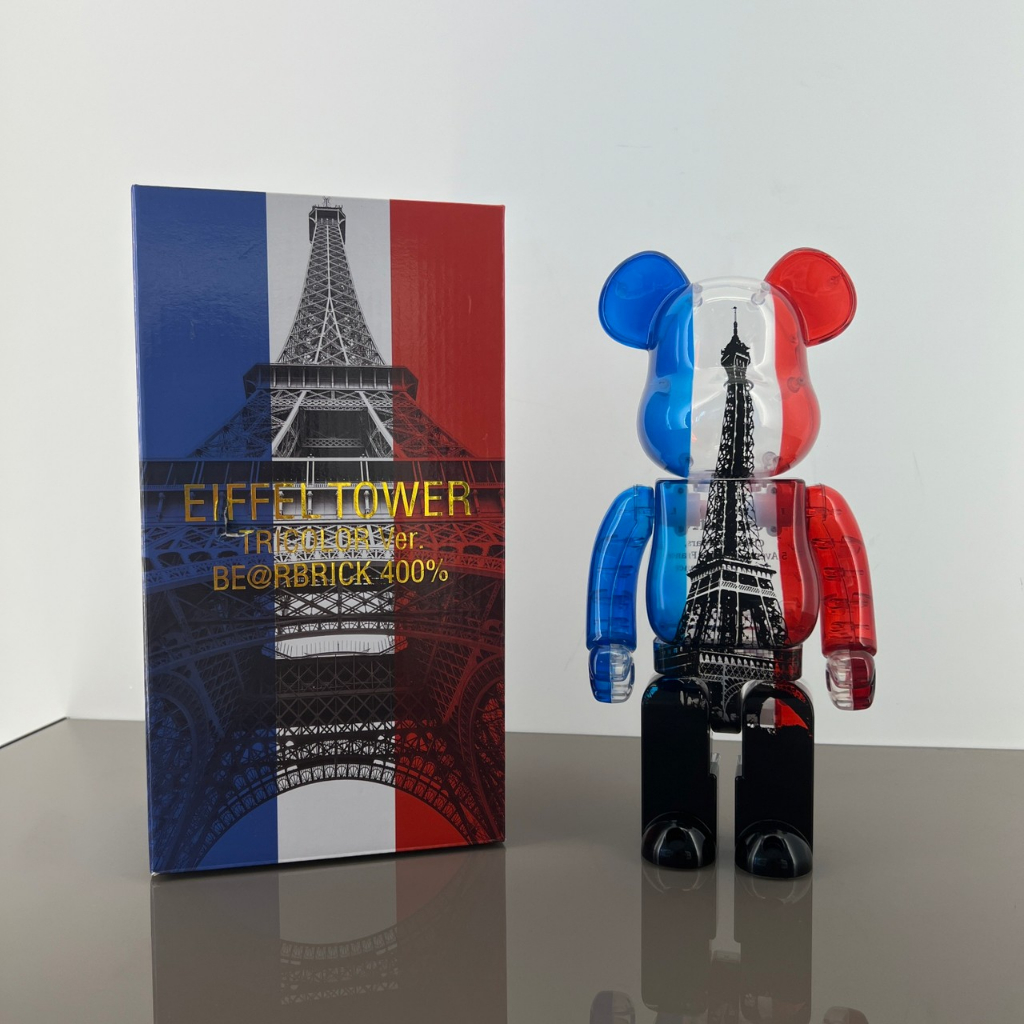 Be@rbrick BEARBRICK EIFFEL TOWER Tricolor 艾菲爾 鐵塔 三色版 400%