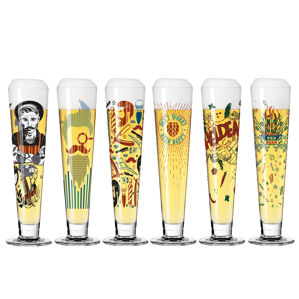 【德國 RITZENHOFF+】HELDENFEST英雄節經典啤酒杯-共6款《拾光玻璃》酒杯 啤酒 送禮