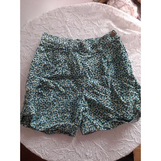 國外品牌花色短褲綠色pants