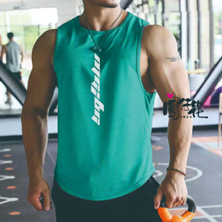 圓仔花T18潮牌肌肉速幹運動背心無袖兄弟訓練夏季健身跑步吸濕排汗新款t恤