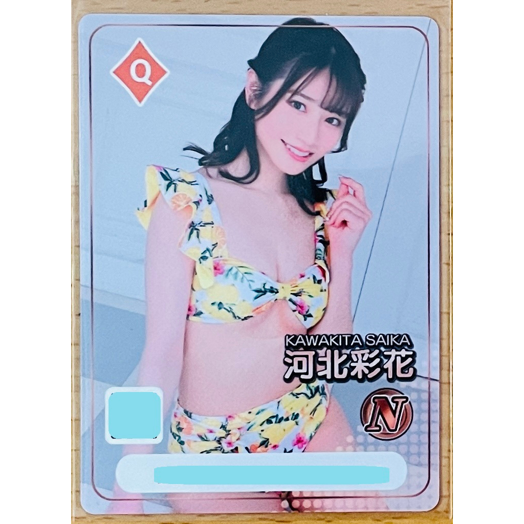 河北彩花 N-TYPE 日本 女優 攤位卡牌 撲克牌 Girl’s Party Collection 第一彈 紅磚Q