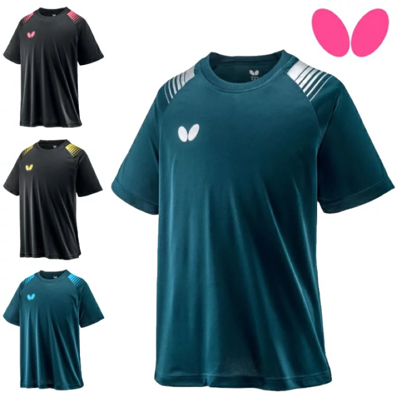 《桌球88》 全新日本進口 Butterfly 蝴蝶 桌球衣 2023年款 桌球服 運動上衣 訓練服 排汗衣 運動T恤