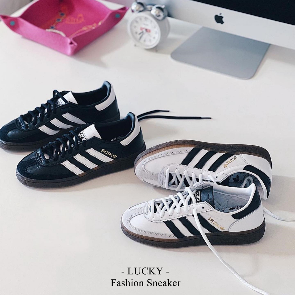 -Lucky 🇰🇷-Adidas Handball Spel 白黑 黑白 黑色 經典 德訓鞋 IE3402 IE3403