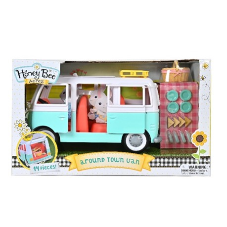汐止 好記玩具店 巨崗代理玩具 蜜蜂莊園 露營車 車門可開及 野餐配件 (不含玩偶) 20404